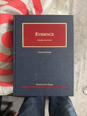 Evidence by George Fisher – Third Ed. – ISBN 978-1-60930