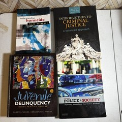 Criminal Themed College Text Book Bundle [Book 174]