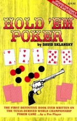 Hold’em Poker – Paperback By Sklansky, David – VERY GOOD