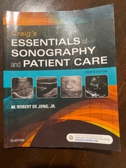 Craig’s Essentials of Sonography and Patient Care 9780323416344 Like new textboo