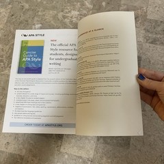 Publication Manual of the American Psychological Association 7th Edition APA PB!