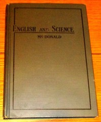 1929 English and Science by Philip B. McDonald H/C 192 Pages