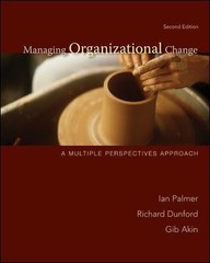 Managing Organizational Change: A Multiple Pe- paperback, 0073404993, Ian Palmer