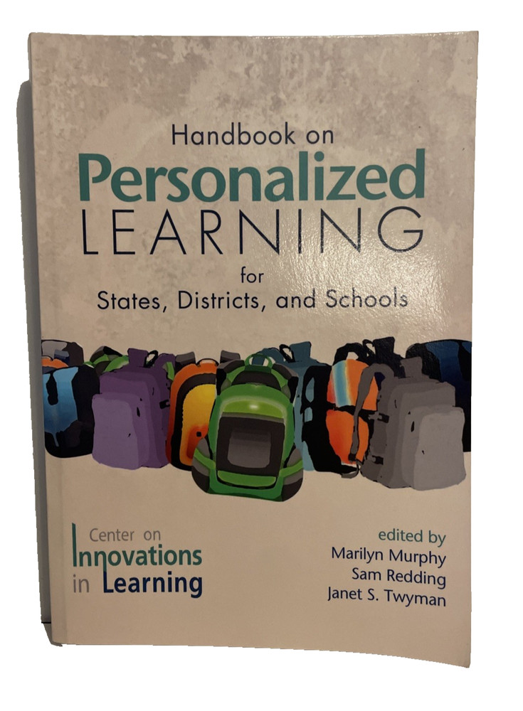 Handbook Personalized Learning State District School Paperback Book 2016 USA