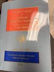 Judicial Council Of California Criminal Jury Instructions