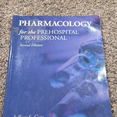 Pharmacology for the Prehospital Professional 2nd Ed Jeffrey S. Guy PB