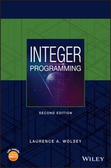 INTEGER PROGRAMMING 2ND EDITION by Laurence A. L’Universite Catholique de