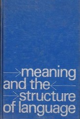 Meaning and the Structure of Language Library Binding Wallace L.
