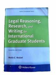 Aspen Coursebook Ser.: Legal Reasoning, Research, and Writing for International