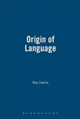 Origin Of Language by Roy Harris (English) Hardcover Book