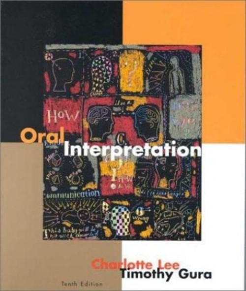 Oral Interpretation Timothy, Lee, Charlotte I. Gura