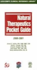 Natural Therapeutics Pocket Guide, 2000-2001 by James B. Lavalle