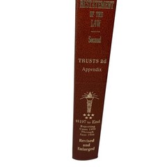 Restatement Of The Law Second TRUSTS 2D Appendix 197 – End ALI Law Book