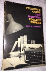 Student’s guide for writing college papers – 1963 by Kate L Turabian (Author)