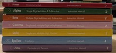 Lot 7 Math-U-See Instruction Manuals Primer Beta Alpha Zeta Gamma Epsilon Delta