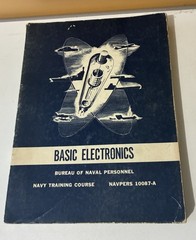1964 Navy Training Course BASIC ELECTRONICS, Bureau of Naval Personnel, 10087-A