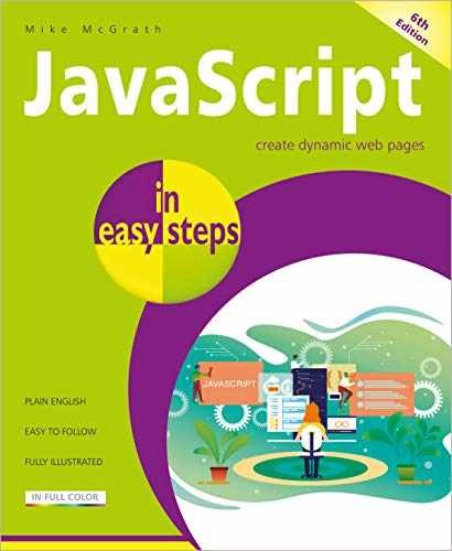 JavaScript in easy steps – Paperback, by McGrath Mike – Very Good q