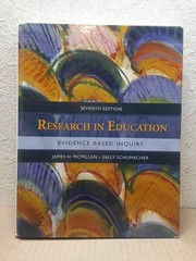RESEARCH IN EDUCATION: EVIDENCE-BASED INQUIRY (7TH By James H. Mcmillan & Sally