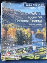 Focus on Personal Finance: 2024 – Loose Leaf, by Jack Kapoor Les