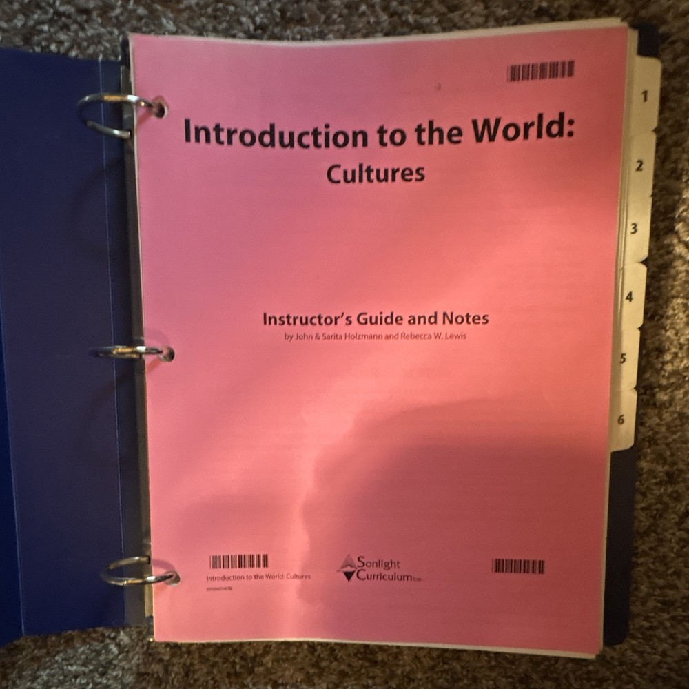 Sonlight Introduction to the World Cultures Instructor Guide Ringbound