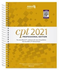CPT 2021 Professional Edition by American Medical Association (2020, Spiral)