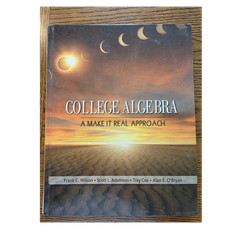 Brooks/Cole College Algebra: A Make It Real Approach Hardcover Wilson 2012