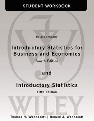 Student Workbook to accompany Introductory Statistics for Business and Econo…