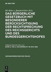 Sachenrecht. §§ 1012-1296 (Hardback) Großkommentare Der Praxis