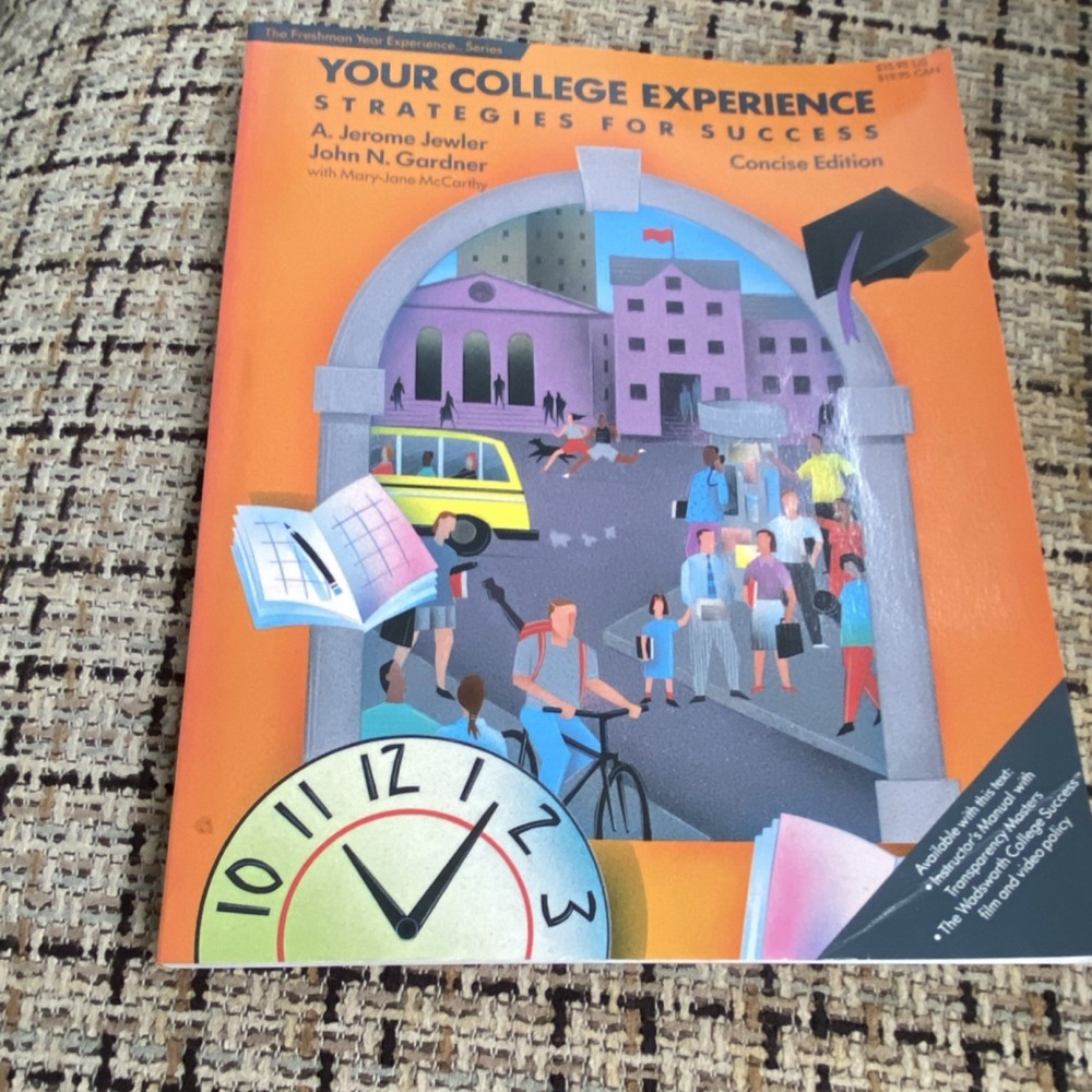 Your College Experience Concise Edition Jewler Gardner McCarthy PB Freshman