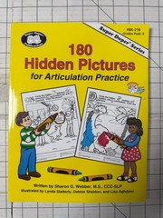 180 Hidden Pictures for Articulation Practice : Bk216 with CD by Sharon Webber