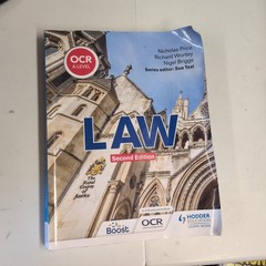 OCR A Level Law Second Edition, Price, Nicholas