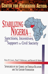 Stabilizing Nigeria: Sanctions, Incentives, and Support for Civil Society (P…