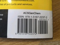 ACS General Chemistry – Paperback, by Bowling Matthew; Mometrix – Water Damage