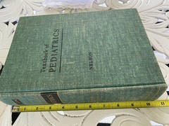 Vintage Medical Book: Textbook of Pediatrics Waldo Nelson W B Saunders 1959