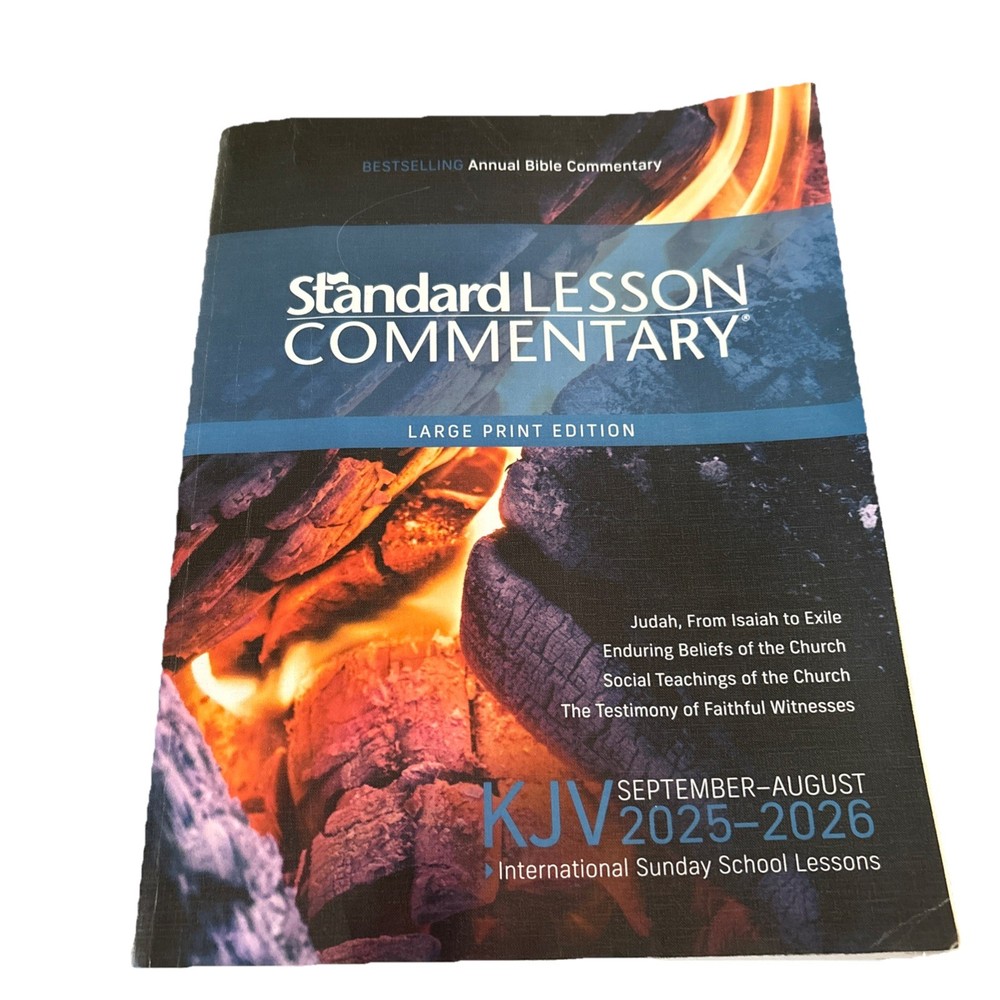 KJV Standard Lesson Commentary® Large Print Edition 2025-2026 Good/Some Marks*