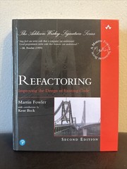 Addison-Wesley Refactoring Second Edition Hardcover Martin Fowler Kent Beck