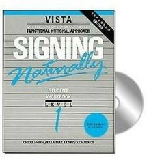 Signing Naturally: Student Workbook, Level 1 (Vista American Sign Languag – GOOD