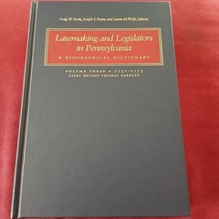Lawmaking and Legislators in Pennsylvania Vol 3 Rare