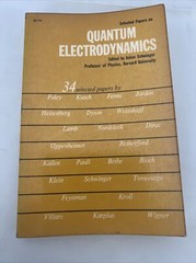 Julian Schwinger Selected Papers on Quantum Electrodynamics Dover 1958