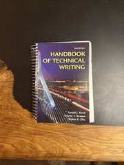 Handbook of Technical Writing by Gerald J. Alred, Walter E. Oliu (Tenth Edition)