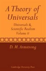 A Theory of Universals: Volume 2: Universals and Scientific Realism