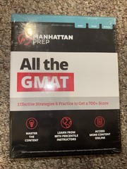 Manhattan Prep Gmat Prep Ser.: All the GMAT by Manhattan Prep (2019, Trade…