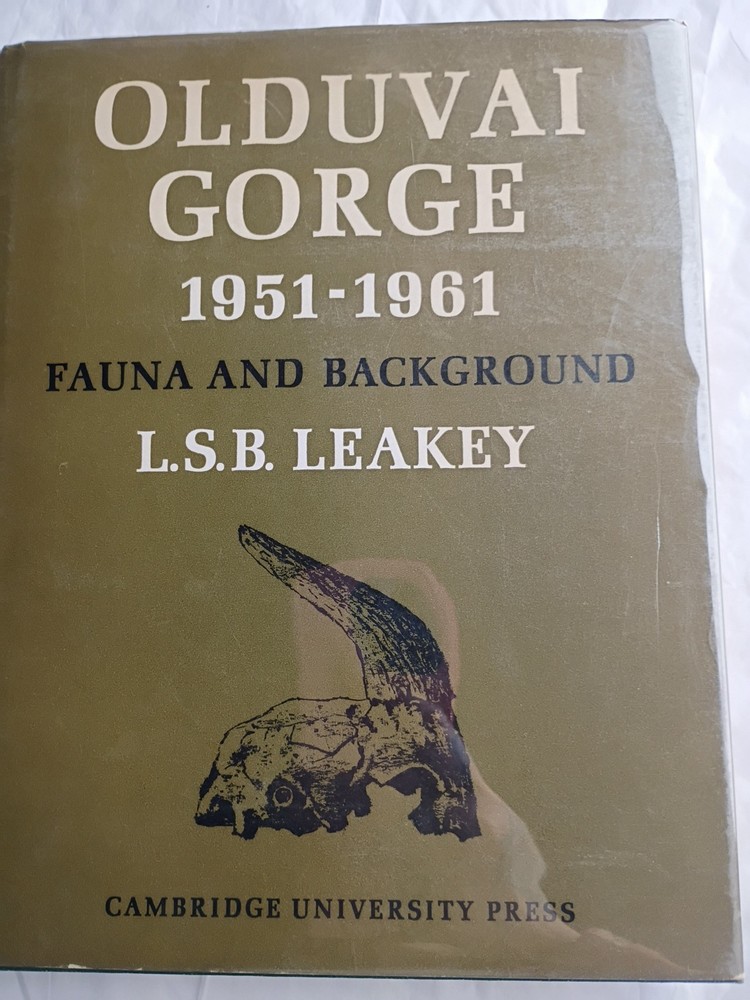 Olduvai Gorge 1951-1961 Vol 1 by L.S.B. Leakey 1965 HC/DJ Very Good (865)