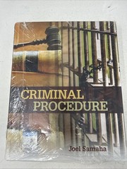 Criminal Procedure 10th Ed. by Joel Samaha (2017, Hardcover)
