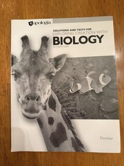Apologia Solutions and Tests Exploring Creation with Biology 3rd Ed Book Dincher
