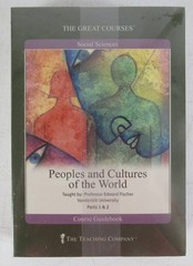Great Courses Peoples and Cultures of the World Guidebook & CD’s Sealed