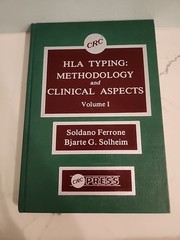 HLA TYPING METHODOLOGY AND CLINICAL ASPECTS HTF VOLUME 1 Hardcover Book By…