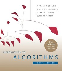 Introduction to Algorithms, 4TH ED, Rivest, Cormen,Stein,Leiser..IMPORT FEE PAID