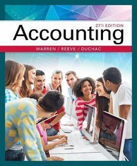 Accounting by James Reeve, Jonathan Duchac and Carl Warren (2017, Hardcover)