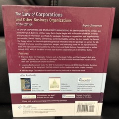 The Law of Corporations and Other Business Organizations Hardcover Textbook Book